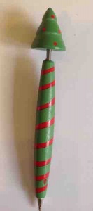 XMAS theme pen green